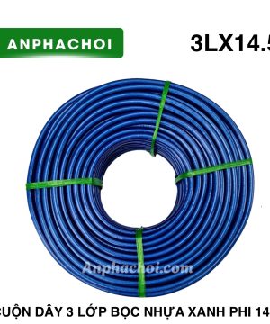 Cuộn dây 3 lớp bọc nhựa xanh phi 14.5