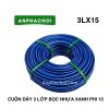Cuộn dây 3 lớp bọc nhựa xanh phi 15