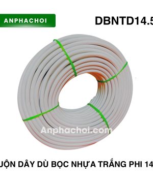 Cuộn dây dù bọc nhựa trắng phi 14.5