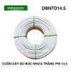 Cuộn dây dù bọc nhựa trắng phi 14.5