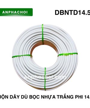 Cuộn dây dù bọc nhựa trắng phi 14.5