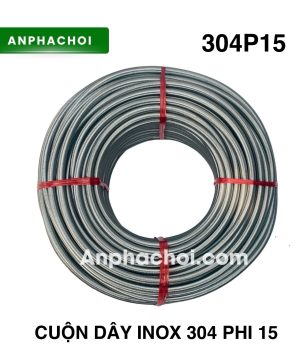 Cuộn dây inox 304 phi 15