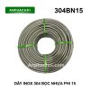 Cuộn ống inox 304 bọc nhựa phi 15