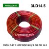 Dây cuộn 3 lớp bọc nhựa đỏ phi 14.5
