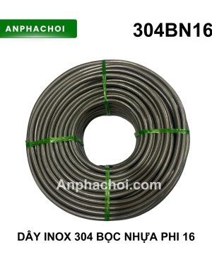 DÂY INOX 304 BỌC NHỰA PHI 16