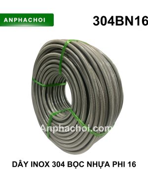 DÂY INOX 304 BỌC NHỰA PHI 16