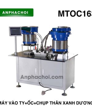 Máy vào ty+ốc+chụp thân xanh dương