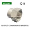 Ốc đồng chuôi ngắn mạ Niken bắn sần 22.5