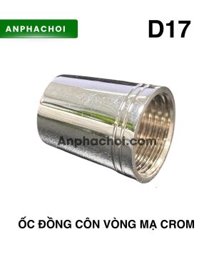 Ốc đồng côn vòng mạ Crom