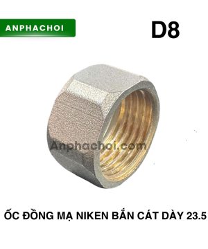 Ốc đồng mạ Niken bắn cát dày 23.5