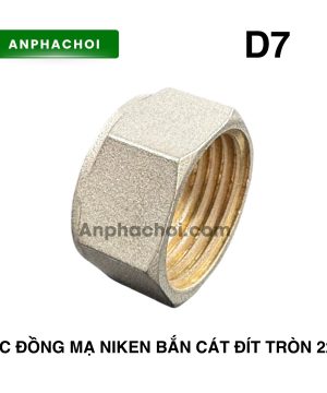 Ốc đồng mạ Niken bắn cát đít tròn 22.5