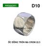 Ốc đồng tròn mạ Crom 22.5