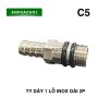 Ty dây 1 lỗ inox dài 2p