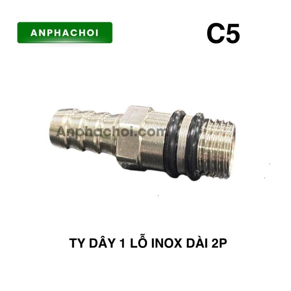 Ty dây 1 lỗ inox dài 2p