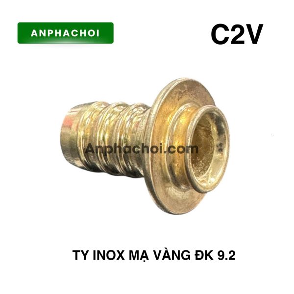 Ty inox mạ vàng ĐK 9.2