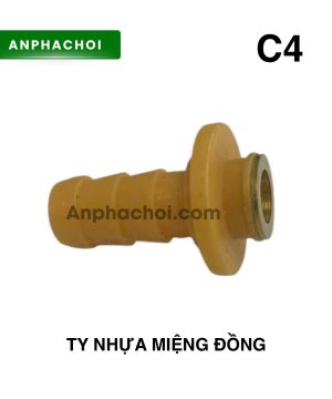 Ty nhựa miệng đồng