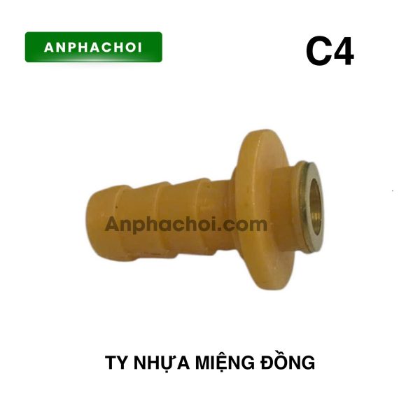 Ty nhựa miệng đồng
